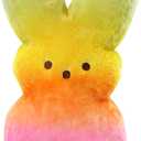 Animal Adventure | Shaggy Bunny Peeps | 15 Collectible Plush | Rainbow (15" Plush)
