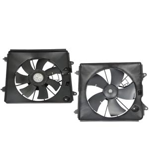 labwork Set of 2 A/C Radiator Cooling Fan Replacement for Honda CRV 2.4L L4 2007-2009