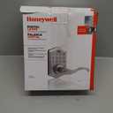 Honeywell Safes & Door Locks - Keyless Entry Lever Door Lock Handle with Electronic Keypad - Easy to Install for Front Door Lock with Code - 50 User Pin Codes - Satin Nickel, 6.5 x 8.8 x 9 in, 8734301