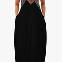 Wolddress Womens Maxi Dress with Pockets 2026 Casual Strap Plus Size Loose Plain Long Office Summer Beach Travel Dresses , XL