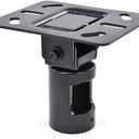 InstallerParts Adjustable Slanted Ceiling Plate for 1.5" NPT Pipe Ceiling Mount  Compatible with All InstallerParts 1.5" NPT TV Mounts