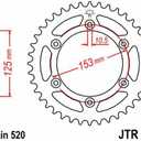 JT Sprockets JTR301.45 45T Steel Rear Sprocket,black