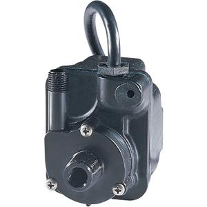 Little Giant 1-EA-42 115 Volt, 1/125 HP, 170 GPH Dual Purpose - Inline or Submersible, Small Epoxy-Encapsulated Pump with 10 ft. Cord, Black, 518087