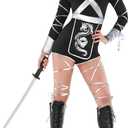 Morph Ninja Women's Costume - Adult Ninja Womens Costume for Halloween (X-Large)