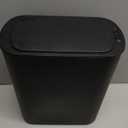 Cesun Automatic Motion Sensor Black Bathroom Trash Can with Lid, 2.6 Gallon Touchless Trash Bin, Smart Plastic Slim Garbage Can Small Wastebasket for Toilet, Office, rv, Bedroom, Living Room