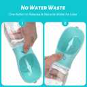 Kalimdor Dog Water Bottle, Leak Proof Portable Puppy Water Dispenser with Drinking Feeder for Pets Outdoor Walking, Hiking, Travel, Food Grade Plastic (19oz Blue)