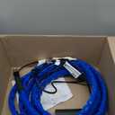 Camco 25-Ft Heated Water Hose for RV - Water Line Freeze Protection Down to -20F/-28C - Features Energy-Saving Thermostat & Includes Adapter for Connection to Either End of Hose (22911)