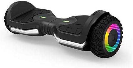Jetson Flash Self Balancing Hoverboard, Built In Bluetooth Speaker, All Terrain Tires, Reach Speeds Up To 10 MPH, Range Of Up To 12 Miles, Ages 13+, Black, JFLASH-BB