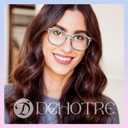 2 x DEHOTRE Progressive Multifocal Reading Glasses Women No Line Bifocal Transition Readers Round Lens Metal Temple (Grey/0 Top/1 Pair)