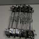 NORTHERN BROTHERS Pants Hangers, 10Pack Skirt Hangers for Women Adjustable Hangers for Men Kids Jeans Pant Trouser Clothes Space Saving