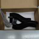 10mm Rear Passenger Footpeg Mounting Kit for Harley Touring Road King Road Glide Street Glide Electra Glide Models 1993-2025,Gloss Black