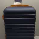 Kono Medium Sized Checked Luggage, 24 Inch Expandable with Spinner Wheels, TSA Lock, ABS + PC Lightweight Travel Suitcase with Larger Capacity and Lighter Weight, Navy