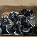 KF04058BK Cab Mounts Bushings for 1999-2007 F250 F350, Body Mount Bushing Kit, Cab Bushing Kit, Steel Sleeves & Hardware
