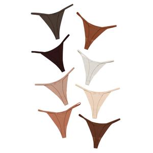 DEANGELMON Seamless G-string Thongs for Women - No Show Thong Underwear Low Rise Stretch Panties Workout Pack, Size: XXS