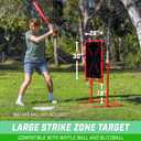 GoSports Baseball Strike Zone Target for Plastic Balls - Compatible with Blitzball and Wiffle Ball, One Size, Style: Large 30" x 28"