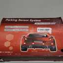 Backup Parktronic System Car Auto Vehicle Reverse with 8 Parking Sensors kit Distance Detection LCD Distance Display Sound Warning  (Black)