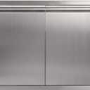 JIE JIN BBQ Access Door 26" W X 24" H Outdoor Kitchen Doors Double Doors Thickened 304 Stainless Steel Outdoor Kitchen Accessories Door for Indoor/Outdoor Kitchen Outdoor Cabinet BBQ Island