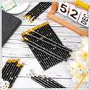 100Pcs Pencils with Erasers,Harry Potter Pencils bulk for Kids Novelty Fun Wood Pencils Wood Pencils for School Company Office Stationery Gift,Perfect For a Wizard Theme,Party Favors