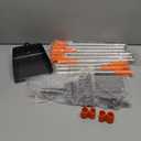 TIMINGILA Pooper Scooper Dog Pooper Scooper Long Handle Stainless Metal Tray Rake Spade Set for Large Medium Small Dogs Easy to Clean Pet Waste Use for Yard, Grass, Dirt or Gravel - Pet Supplies