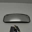 Polaris Ranger Rear View Mirror, HD Center Rear View Mirror for Polaris Ranger 500 570 900 XP 1000XP Crew 2017-2023 on the Factory Drop Down Mounting Tab (with 2pcs of Belt Bypass)