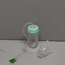 TidyFriend Baby Bottle Anti Colic with Straw 8oz – Built in Nipple Valve & Base Vent Hole for Gas Reduction, Upright Position Hand Free Bottle for 6m-2y Kids [Use Under Caregiver Assisted] (Green)