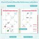 2 x 2026 Planner for Women - Weekly and Monthly Planner 2025-2026, Use Now Through Aug 2026, Daily Academic Calendar Planner Book, with Inner Pocket Gift Box, Perfect for Office Home School- A5 (6.1" x 8.3") (Green)