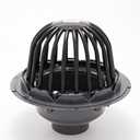 PROFLO PF42870 3" PVC Roof Drain with Plastic Dome - N/A
