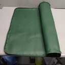 Dog Food Mat - Silicone Dog Mat for Food and Water - 36" x 24" Large Pet Feeding Mats with Residue Collection Pocket - Waterproof Dog Cat Bowl Mat with High Edges to Prevent Water Food Spills (Green)