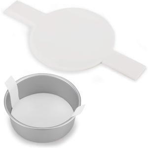 8 Inch Parchment Paper Rounds, Set of 100, Non Stick Baking Parchment Circles, Cake Parchment Rounds with Lift Tabs for Baking