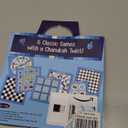 Rite Lite 6 Hanukkah Games On The Go - Jewish Board Games Chanukah Gifts for Kids Holiday Party Favors - Includes Tic Tac Toe, Checkers, Bingo, Chutes & Ladders, Four in a Row, Memory Game