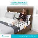 Stander 30 inch Safety Bed Rail, Folding Guardrail for Adults, Seniors, and Elderly, Bedside Stand Assist Bar, Fits King, Queen, Full, and Twin Beds, ASTM Safety Approved Bedrail