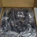 Brightever LED Outdoor String Lights 100FT Patio Lights with 52 Shatterproof ST38 Vintage Edison Bulbs, Outside Hanging Light Waterproof for Porch, Deck, Garden, Backyard, Balcony, 2700K Dimmable (100FT-Warm White, Black Wire)