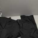 Moosehill Women's Snow Ski Pants: Fleece lined Waterproof Insulated Softshell for Winter Hiking Snowboarding Outdoor (Black) Size: 4 Short