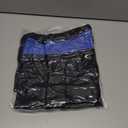 Fisoew Women's Summer Sleeveless Mini Dress Casual Half Zip Cap Sleeve Contrast Loose Sweatshirt Dresses (Medium, Black)