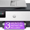 HP OfficeJet Pro 8135e Wireless All-in-One Color Inkjet Printer, Print, Scan, Copy, Fax, ADF, Duplex Printing, Best-for-Home Office, 3 month Instant Ink trial included (40Q35A)