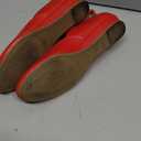 DREAM PAIRS Women's Dress Flats Ballet Low Wedge Round Toe Ankle Strap Comfortable Casual Flats Shoes (9, Red-pu)