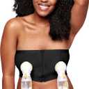 Medela Hands Free Pumping Bustier | Easy Expressing Pumping Bra with Adaptive Stretch (Medium, Black)