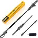 2-in-1 Cordless Pole Saw & Hedge Trimmer Compatible with Dewalt 20V Max Battery, 18" Dual-Action Blade & 8" Pole Saw Attachment, Sectional Extension Pole Up to 16 FT, Tree Trimmer (Tool Only)
