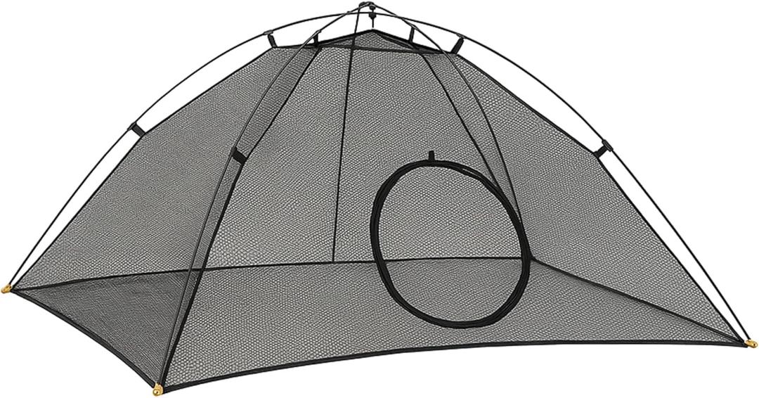 Outback Jack Cat Tent Large for Outdoor or Indoor Enclosures - Portable Playhouse Play Tents for Outside or Inside Cats & Small Animals, Kitten House Happy Habitat