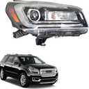 Munirater 1-Pack Headlight Assembly Headlamp Halogen Passenger Side Replacement for 2013-2016 Acadia