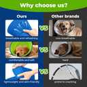 Dog Cone Collar Soft Cone for Dogs Dirt-Resistant and Washable Soft Dog Elizabethan Collars for Small Large Medium Dogs After Surgery Recovery Collars M(Neck: 11.8-13.8")