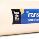 Transfer Tape for Vinyl, 24 inch x 100 feet, Paper with Layflat Adhesive. American-Made Application Tape for Craft Cutters and Sign Makers