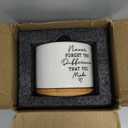 Coworker Thank You Gifts, Funny Succulent Plant Pot, Flower Cactus Planter Gifts, Farewell Going Away Appreciation Inspirational Gifts for Women Men Boss Lady Manager Coworkers (No Plants) (Pots-never Forget the Difference)