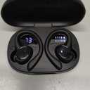 Wireless Earbuds Sport, 2025 Bluetooth 5.4 Headphones with Earhooks, 50H Stereo Deep Bass Over Ear Buds with 4 ENC Noise Canceling Mics, IP7 Waterproof Earphones for Running Workout Gym (Android/iOS)