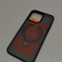 TORRAS Magnetic Ostand for iPhone 15 Pro Max Case, Military Grade Drop Tested, Compatible with MagSafe, Built in Kickstand, Translucent Slim Back Soft Edge 6.7 inch 2023, Frost Black