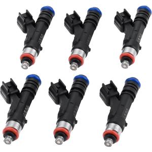 0280158119 Fuel Injectors Compatible with 2007-2010 Jeep Wrangler 3.8L, 2008-2010 Dodge Grand Caravan 3.3/3.8L, 2008-2010 Chrysler Town & Country 3.3/3.8L, 2009-2010 Routan 3.8L 04861667AA 6Pcs