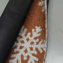 Duraaamo Snowflakes Door Mat Welcome Doormat Home Non Slip Outdoor Mat Xmas Winter Floor Mats Welcome Coir Doormats for Front Porch Entryway Decor