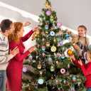 18 Pcs Pastel Candyland Hanging Ornaments Set Wood Donuts Cakes Ice Cream Pastel Macaron Dessert Pendant Decor for Tree Party New Year Wedding Baby Shower Birthday Valentine Decor