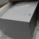 Metal Mailboxes for Outside Post Mount, RAINHOL Residential Mailbox, Galvanized Steel Heavy Duty Outdoor Mail Box, Standard Compacity, 20 x 8.7 x 6.7 inches, Gray