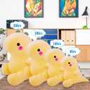 DUANMUL Cute Dinosaur Plush Toys Fat Dinosaur Stuffed Animals Toys Dolls Dinosaur Plush Toy Soft Stuffed Animal Dino Plushies Doll Cute Birthday Gifts for Kids Girls Boys (Yellow,13in) | Fluffy dinosaur stuffed plush toy made of premium soft fabric. Neat stitching, room decoration and daily companion